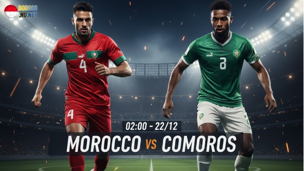 Soi kèo bóng đá Morocco vs Comoros, 02h00 ngày 22/12