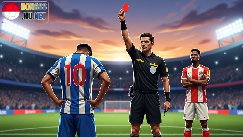 Thẻ đỏ bị treo giò mấy trận? Giải đáp chi tiết luật bóng đá